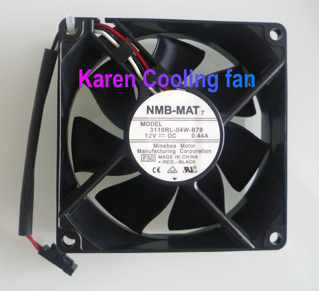 全新原装NMB 8025 DC12V 0.44A 3110RL-04W-B79 F50 散热风扇