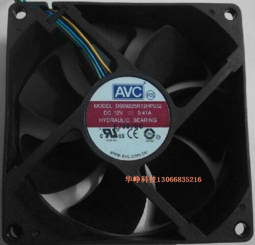 原装 AVC DS09225R12HP032 9225 DC12V 0.41A 9CM 散热风扇