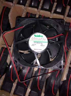 NIDEC 9225 24V 0.22A U92T24MS2A7-51散热风扇9CM 9厘米大风量