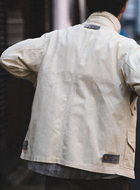 CITYDIVE Barnfit Outdoor JKT 巴恩风帆布工装口袋翻领夹克