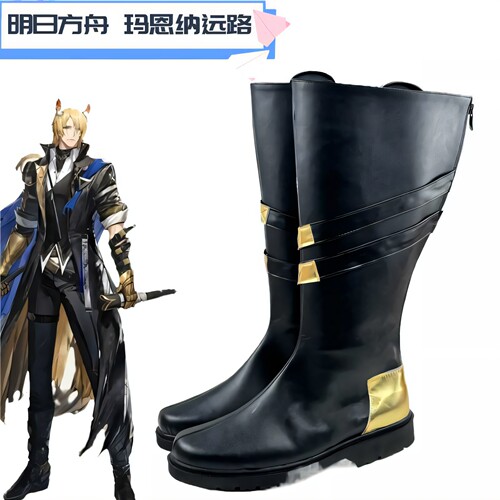 21明日方舟玛恩纳远路 COS鞋子定制 COSPLAY鞋游戏道具定制