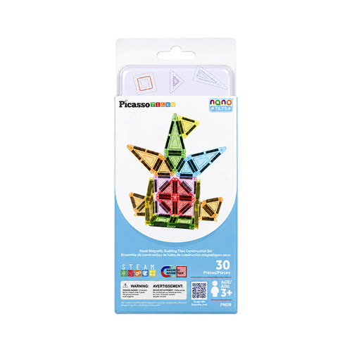 美国Picasso Tiles 旅行版磁力片便携收纳儿童益智玩具磁性玩具3+