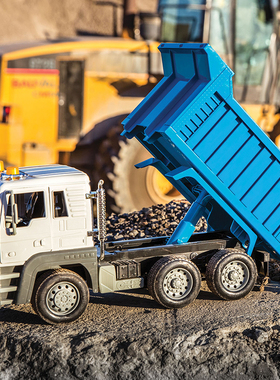 北美Driven大号自卸车装卸儿童仿真玩具车模型工程车汽车益智认知