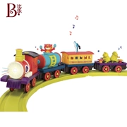 Tale B.Toys đồ chơi xe lửa nhỏ theo dõi xe điện mô phỏng âm thanh và âm nhạc đua xe lắp ráp giáo dục - Đồ chơi điều khiển từ xa