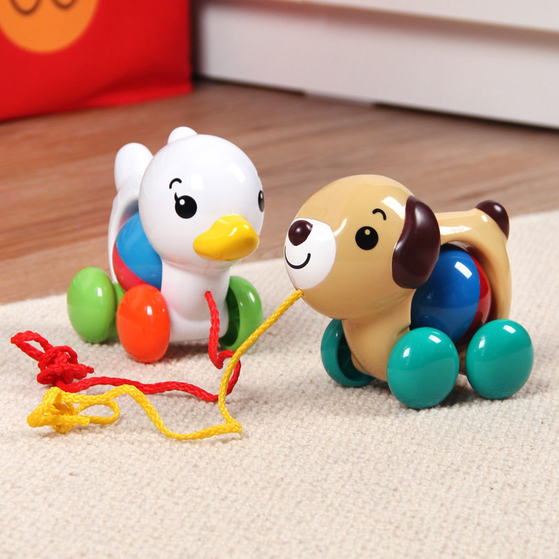 toyroyal皇室拖拉玩具宝宝拉线拉绳牵引手拉小狗婴儿学步幼儿爬行
