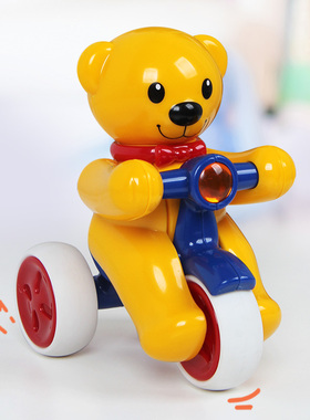 英国Tolo小熊回力车婴幼儿玩具车宝宝小汽车6-9个月1-3岁结实耐摔