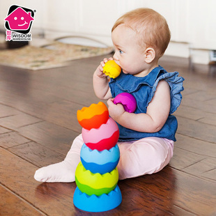 2岁 9月1 Fat brain扭扭球智库叠叠乐玩具塔宝宝不倒翁婴幼益智6
