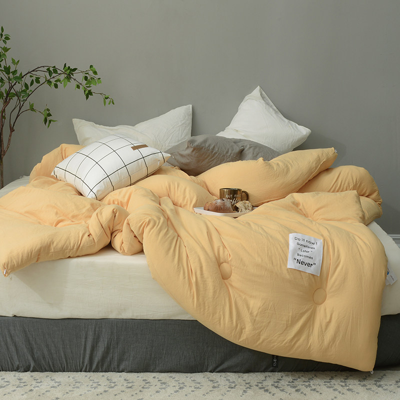 水洗棉被子加厚保暖学生被芯冬被 单人宿舍春秋被棉被被褥双人被,床上用品,化纤被,淘宝优惠券,粉丝福利购,淘宝优惠卷