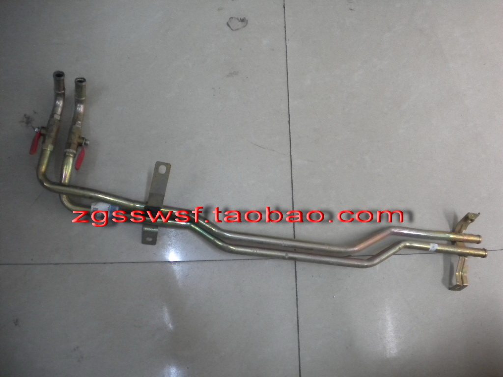 适用东风风行菱智后暖风进出水管铁管双管不带阀门风行专用