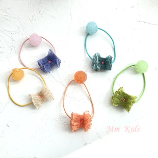 韩国进口pom儿童发饰发绳