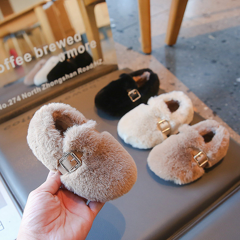 儿童鞋毛毛棉鞋2025冬季新款男童鞋子女童加绒保暖豆豆鞋韩版宝宝,童鞋/婴儿鞋/亲子鞋,棉鞋,淘宝优惠券,粉丝福利购,淘宝优惠卷