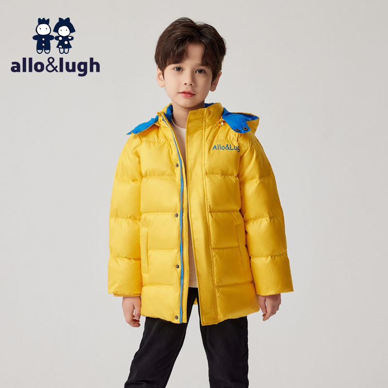 【90白鸭绒中长款羽绒服