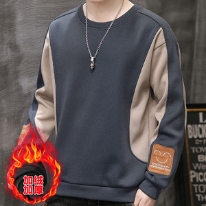 2023主推休闲拼色加绒男卫衣JR6717P45 货源充足图片