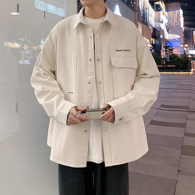 2025秋季男士长袖外套宽松衬衫1020P58,男装衬衫,星座1106-2（原1111B）
