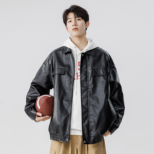 2025春季新款休闲男皮衣  JK6073 P85图片