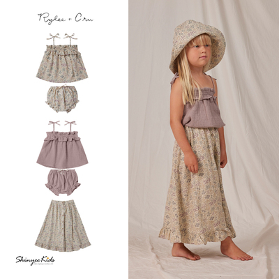 ryleeandcru儿童吊带衫半裙