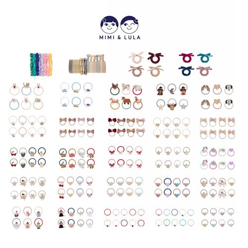85ZShinyee▲mimi lula aw26秋冬新款女童创意手工发圈蝴蝶结发绳