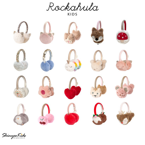 Shinyee▲rockahula aw25秋冬儿童外出防寒保暖护耳卡通耳罩耳暖