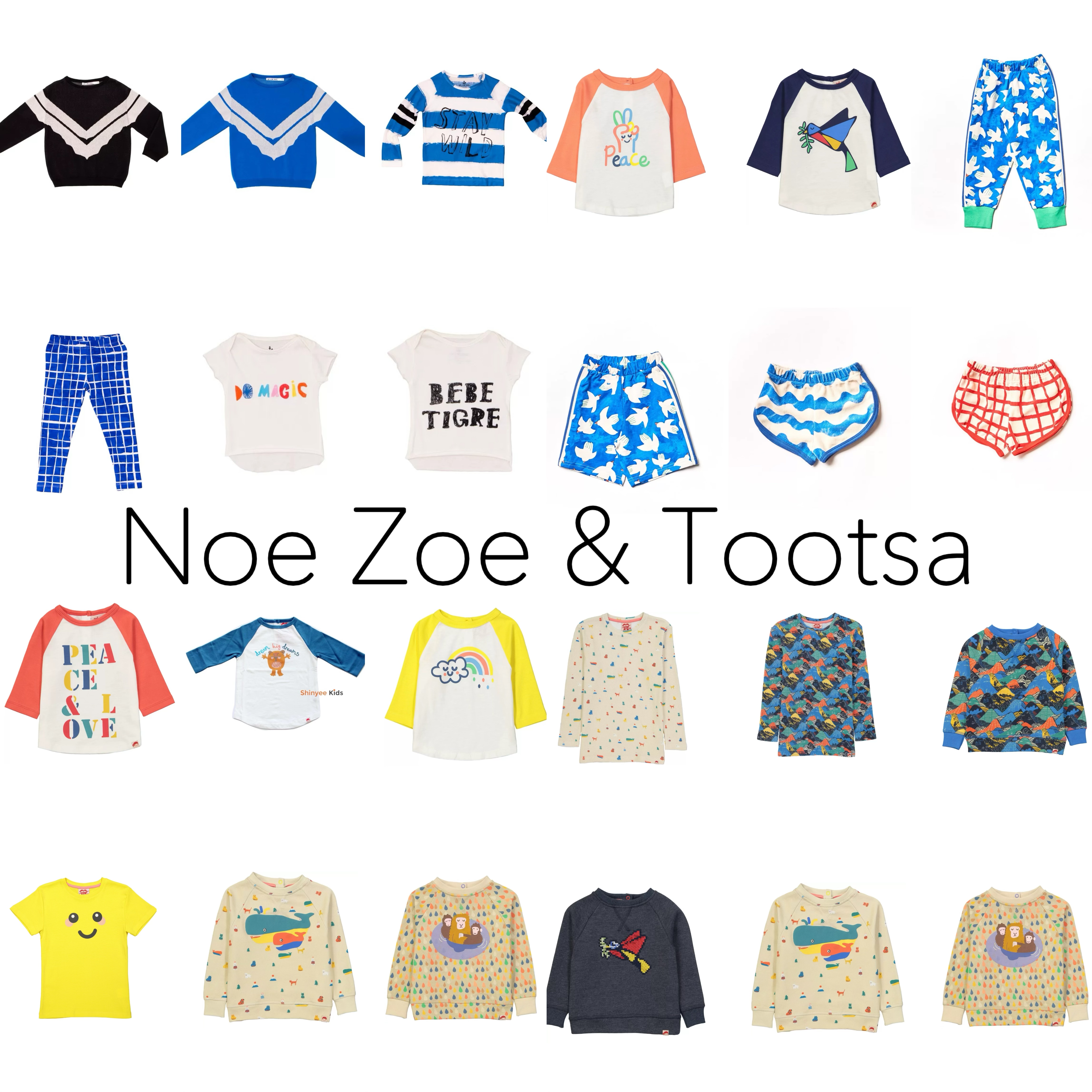 50元清仓 noe zoe tootsa 儿童T恤短裤 打底衫打底裤 卫衣针织衫