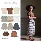 little ss25春夏儿童衬衫 cotton 5ZShinyee clothes LCC T恤裤 子