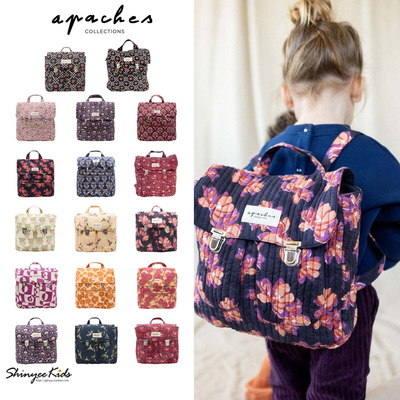 Shinyee▲apaches aw25新款儿童双肩包法式印花亲子款书包背包