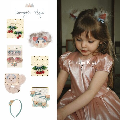 Shinyee▲konges slojd aw26女童小猫耳朵发夹发箍樱桃发饰