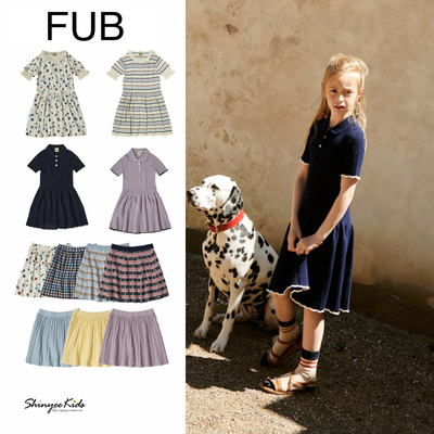 女童纯棉可爱连衣裙+半裙