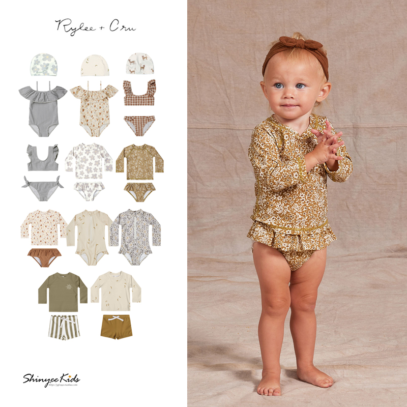 ryleeandcru儿童泳衣裤比基尼