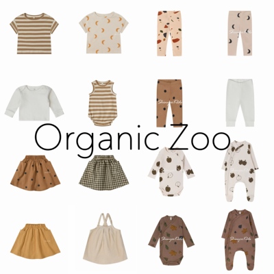 3折清仓 organic zoo 婴幼儿包屁衣连体衣T恤打底裤半裙