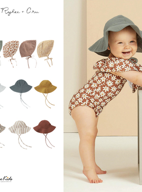 Shinyee▲rylee and cru 春夏儿童系带遮阳帽太阳帽宝宝帽子