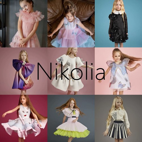 4折清仓 nikolia儿童连衣裙个性礼服裙演出服 衬衫毛衣半裙