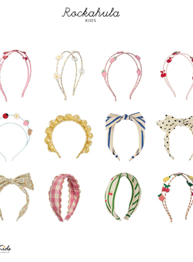 Shinyee▲rockahula ss26儿童发箍樱桃草莓双层头箍女孩发饰配饰