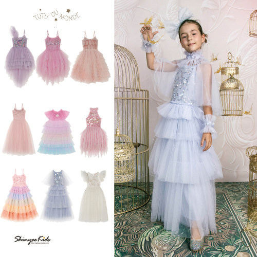 Shinyee▲tutu du monde ss26春夏女童连衣裙生日裙礼服公主裙