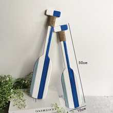 木质壁饰可爱型船桨松木划桨寓意团结协作童装店儿童房幼儿园壁挂