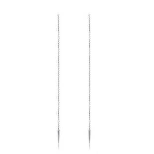 s925纯银耳饰IPROMISE经典百变搭配DIY个性时尚长流苏耳钉配件