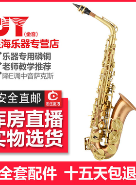 库存清仓金音萨克斯 中音萨克斯风JYAS-A620E降E调初学专业演奏管