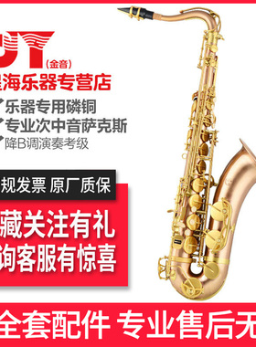 金音磷铜次中音萨克斯JYTS-A620E亚光 EVA降B调萨克斯