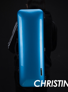 小提琴 VB10-44 蓝色长方形小提琴盒子 专业轻便易携带 4/4尺寸