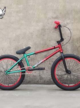 showke20寸特技动感小轮街攀BMX单车男女学生式街车自行车freesty