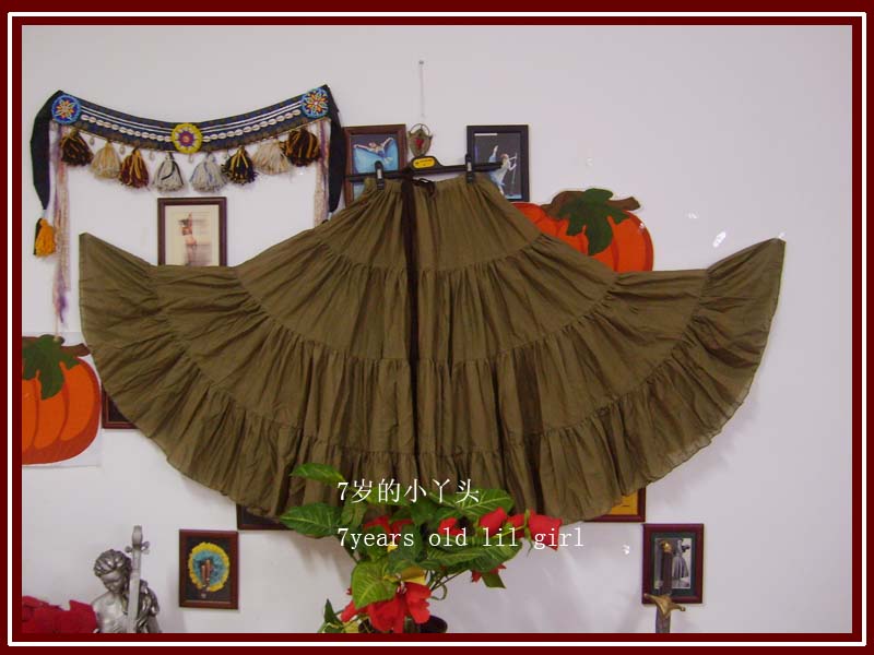 ATS部落 肚皮舞细全棉4层16米大裙品牌EH62