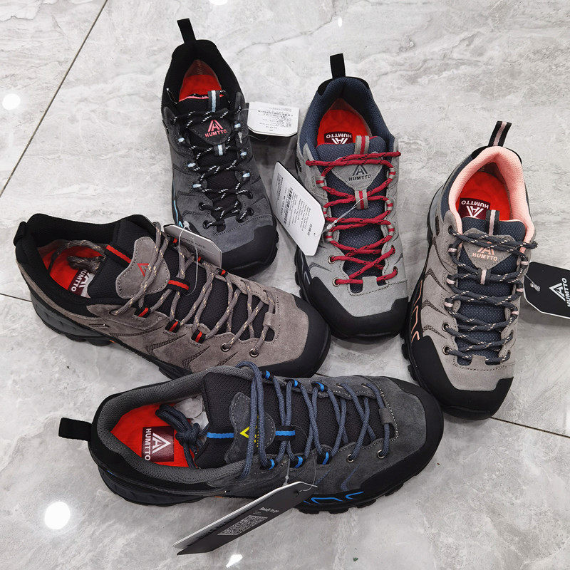 悍途户外登山鞋秋冬耐磨防滑透气爬山鞋男鞋低帮徒步鞋运动轻便女