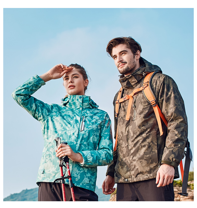 悍途可拆卸情侣登山服防水外套