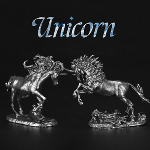 金属古代神圣恶魔独角兽兵人模型手办玩具礼物男生桌游戏棋子摆件