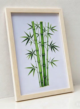 实木简约挂墙2k1开装裱画框4k8开2开5070 60 75 80字画书法素描框