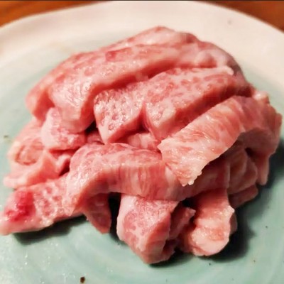 黑猪下颚肉芯松板肉1200克