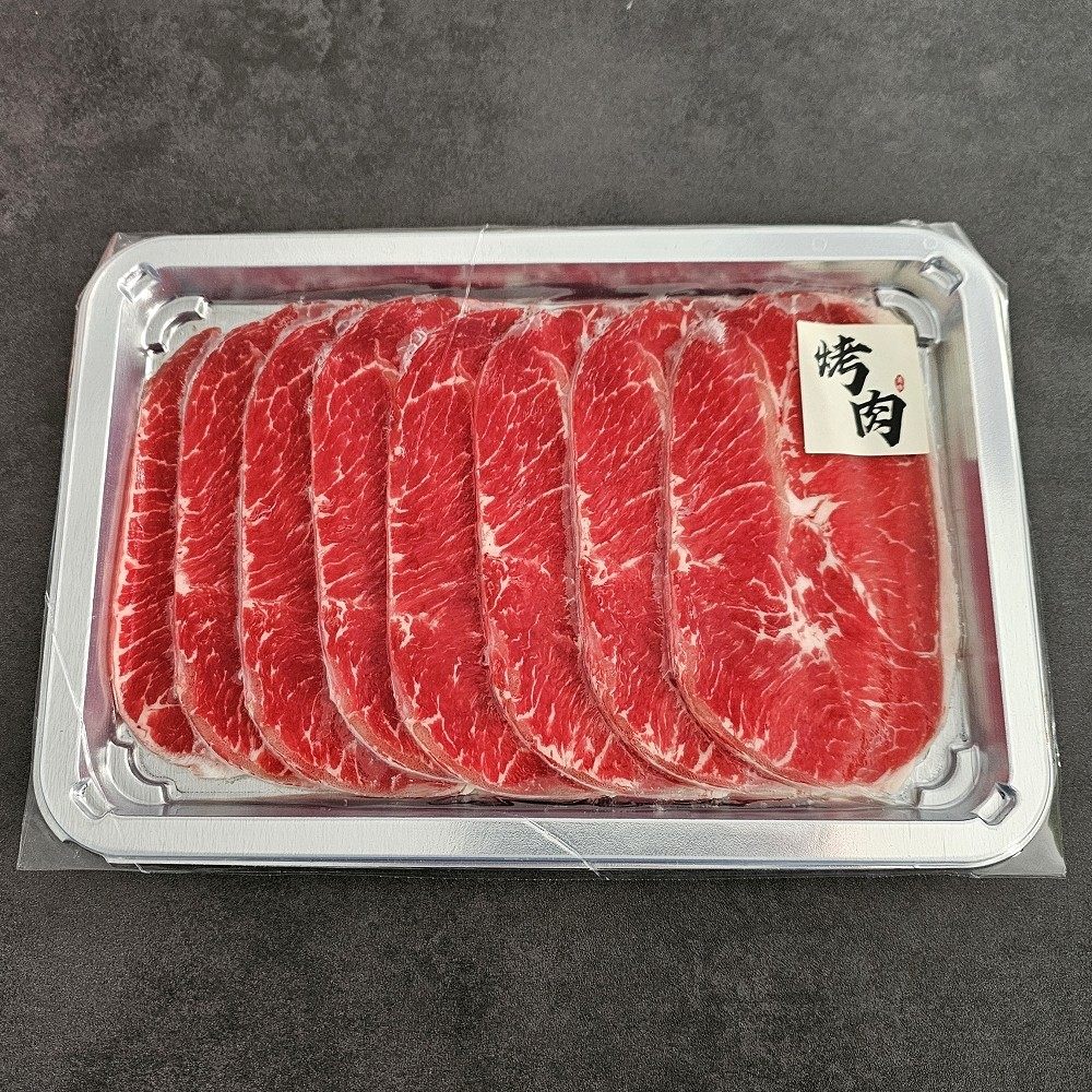 薄切板腱烤肉片 板腱火锅卷 250g 牡蛎肉 健身肥牛卷10秒煎烤均可