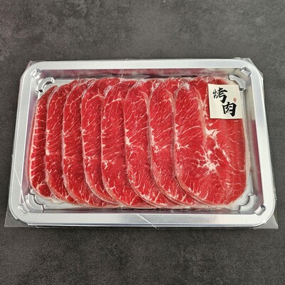 薄切板腱卷牡蛎肉健身火锅