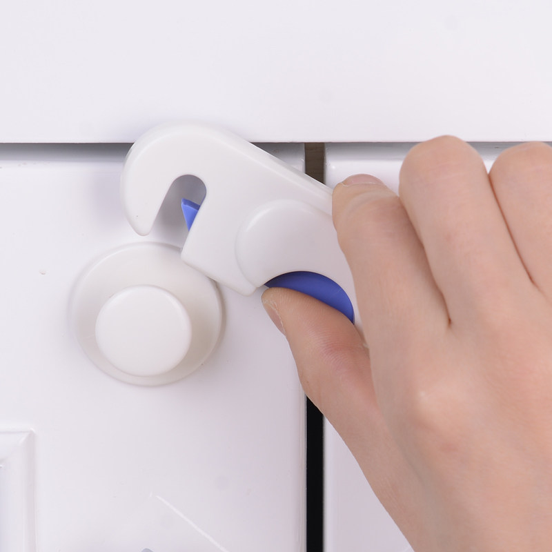 km儿童安全柜锁抽屉柜门多功能锁扣冰箱锁宝宝安全锁防开锁扣按扣