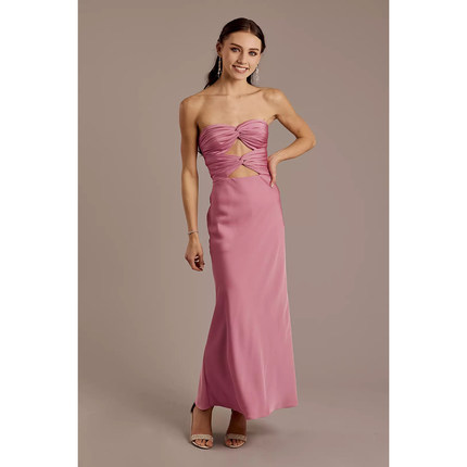 2025 02美国专柜正品代购DB studio新娘结婚晚礼服抹胸伴娘连衣裙