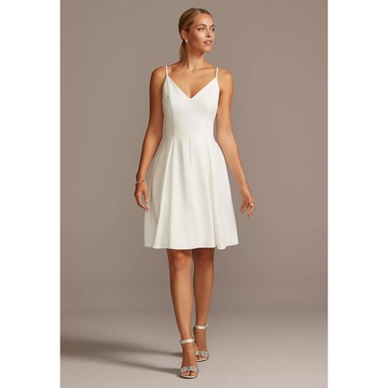 2025 02美国直邮专柜正品代购DB studio新娘结婚长裙白色V领礼服